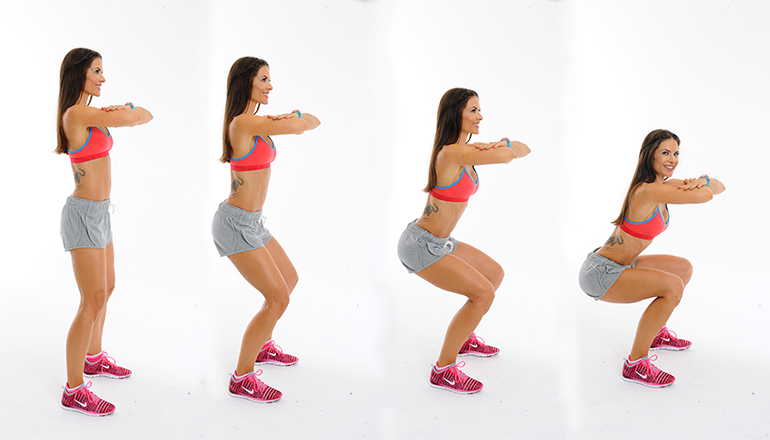 Bài tập squat chuẩn cho vòng ba 'quả táo' nhiều người khao khát bai tap squat chuan cho vong ba qua tao nhieu nguoi khao khat
