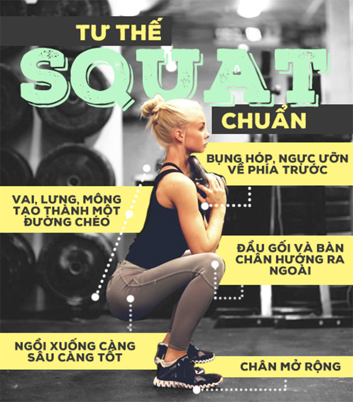 bai tap squat chuan cho vong ba qua tao nhieu nguoi khao khat