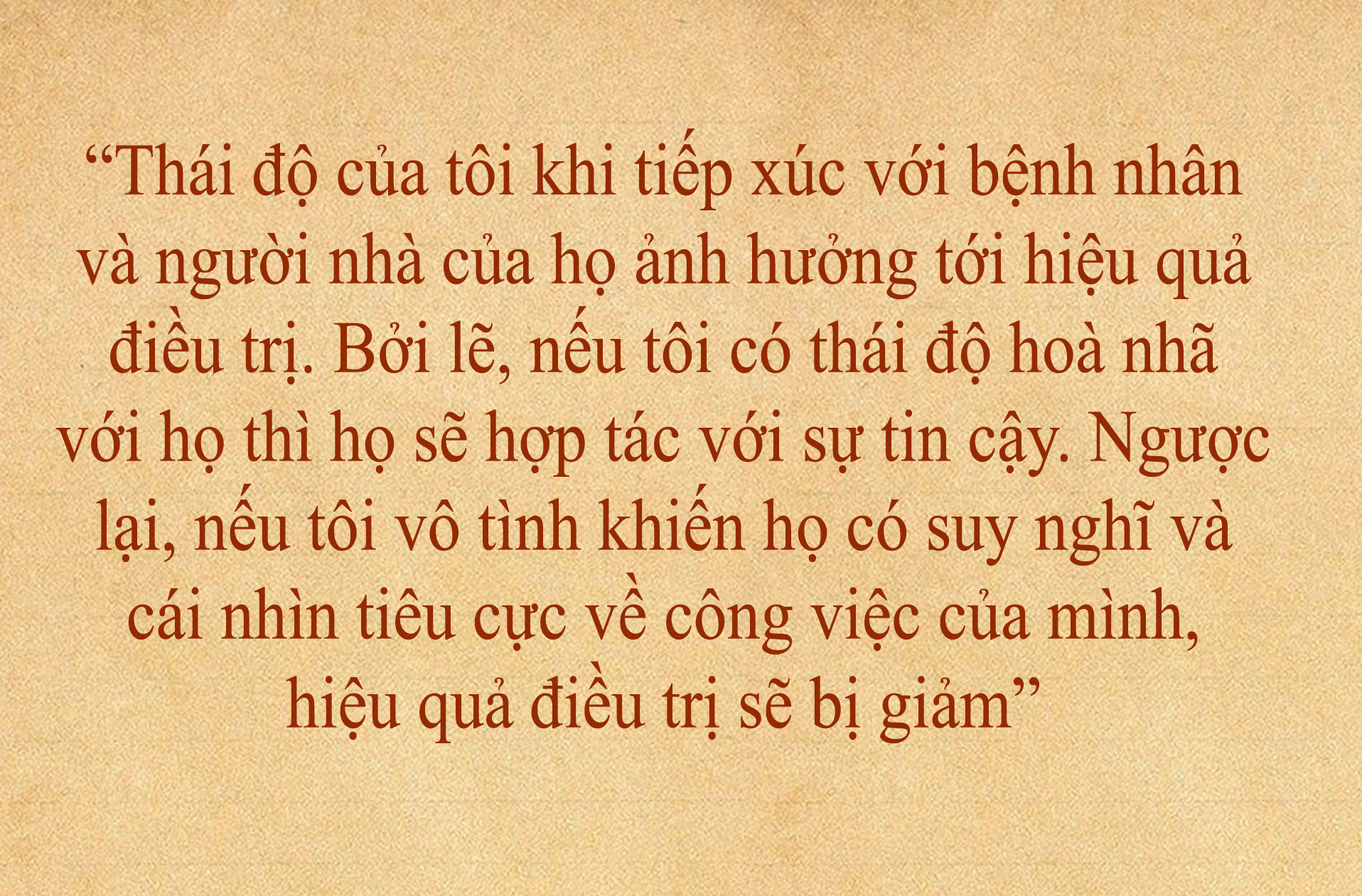 dieu duong nghe cham soc benh nhan nhung khi bo me nguoi than om dau lai khong cham soc duoc