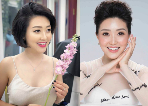 ba me ba con o ha noi giu dang dep xinh nhu thoi con gai