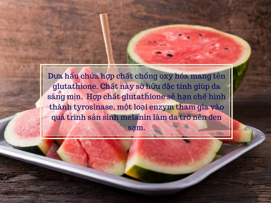 Dưa hấu chống lão hóa và cải thiện sức khỏe mắt dua hau chong lao hoa va cai thien suc khoe mat