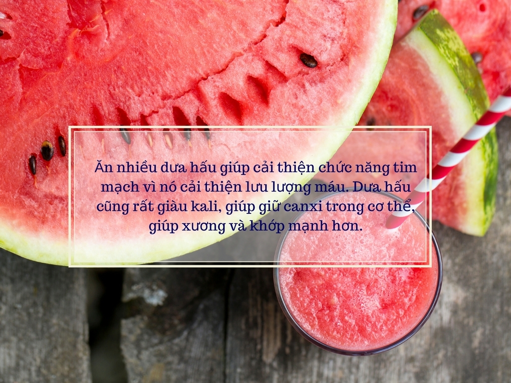 Dưa hấu chống lão hóa và cải thiện sức khỏe mắt dua hau chong lao hoa va cai thien suc khoe mat
