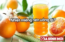 Nhiệt miệng nên uống gì để nhanh khỏi?