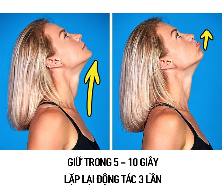 9 bai tap the duc giup khuon mat thon gon va thanh thoat hon