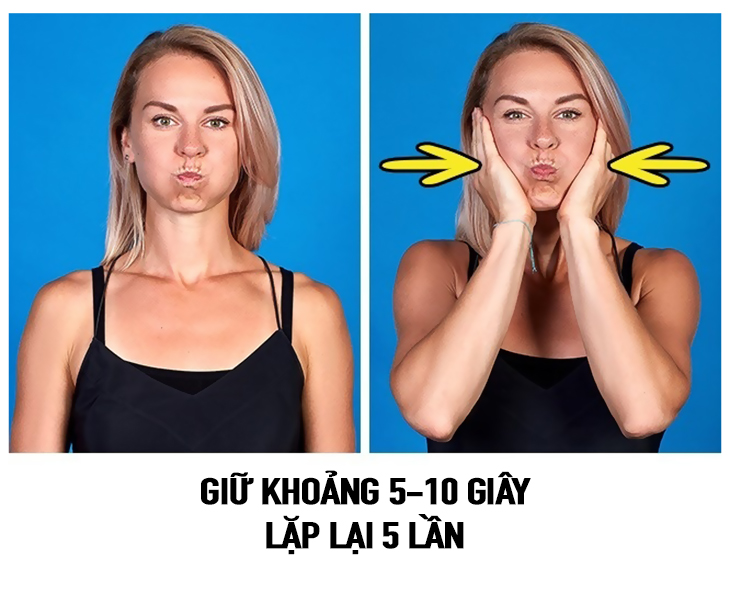 9 bai tap the duc giup khuon mat thon gon va thanh thoat hon