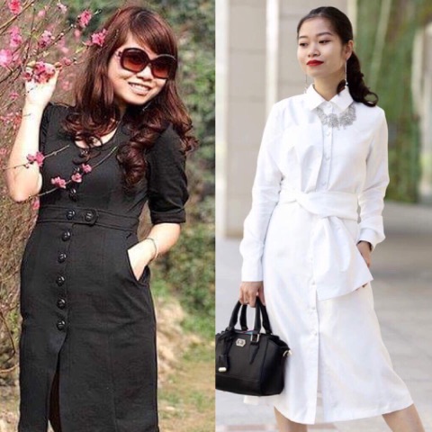 co gai quyet giam can vi me nhung chiec vay om sat co the