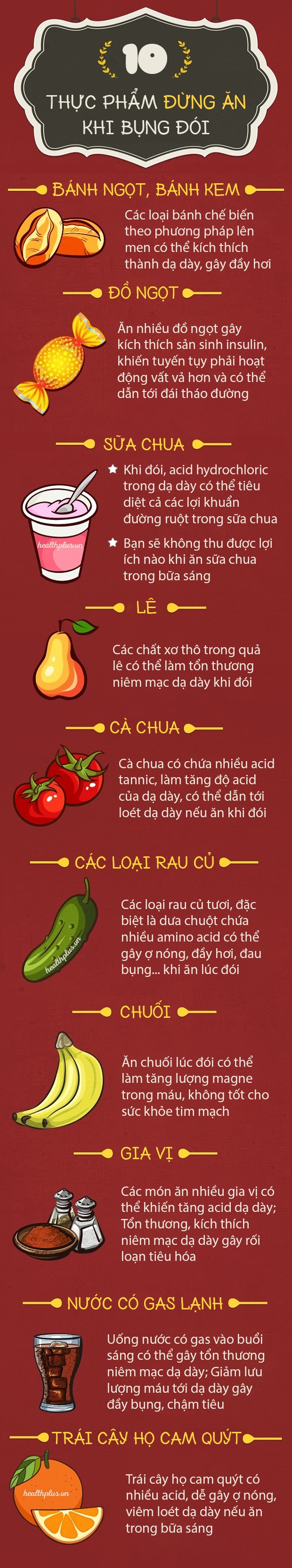 10 thuc pham khong nen an vao buoi sang khi bung doi