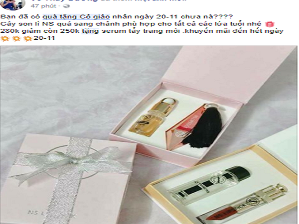 can trong voi my pham khong ro nguon goc khi mua qua mang dip 2011