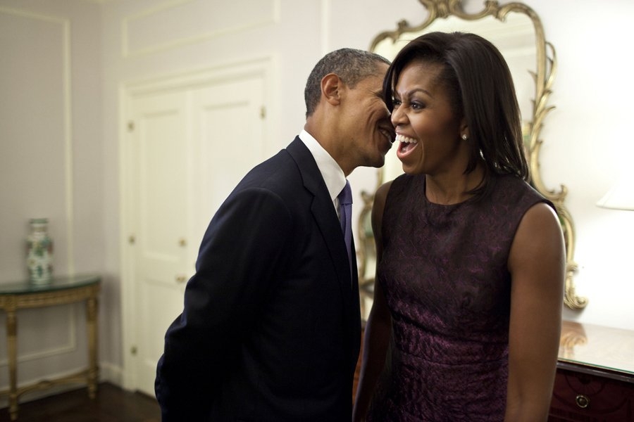 nhung khoanh khac lang man cua vo chong obama