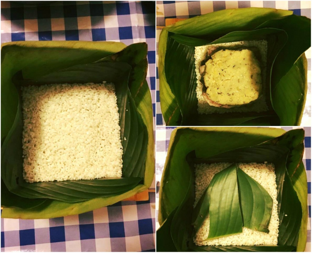 huong dan goi banh chung bang khuon vuong van dep mat