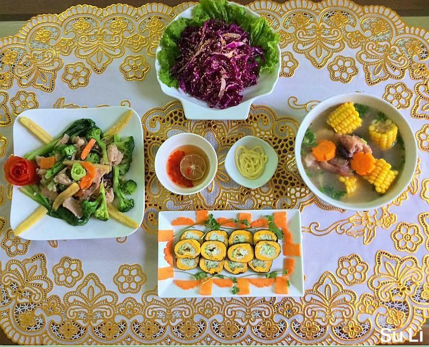 Mẹ đảm với loạt mâm cơm bắt mắt khiến chồng nghiện, con mê ai cũng đều ao ước me dam voi loat mam com bat mat khien chong nghien con me ai cung deu ao uoc