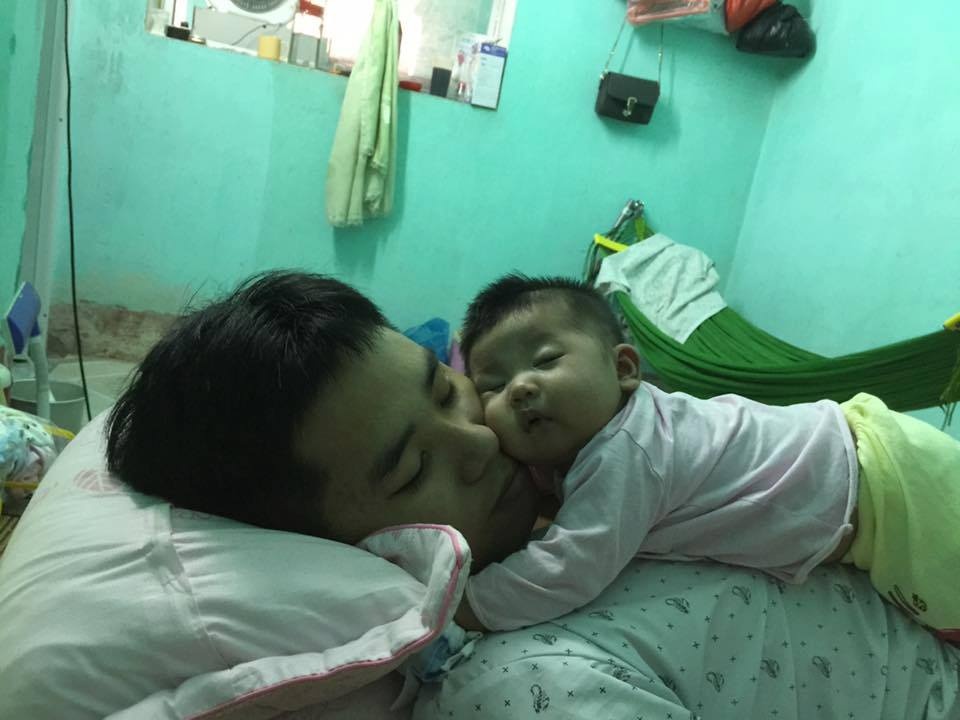 ngam nhung tu the ngu sieu de thuong khong the khong yeu cua bo va con