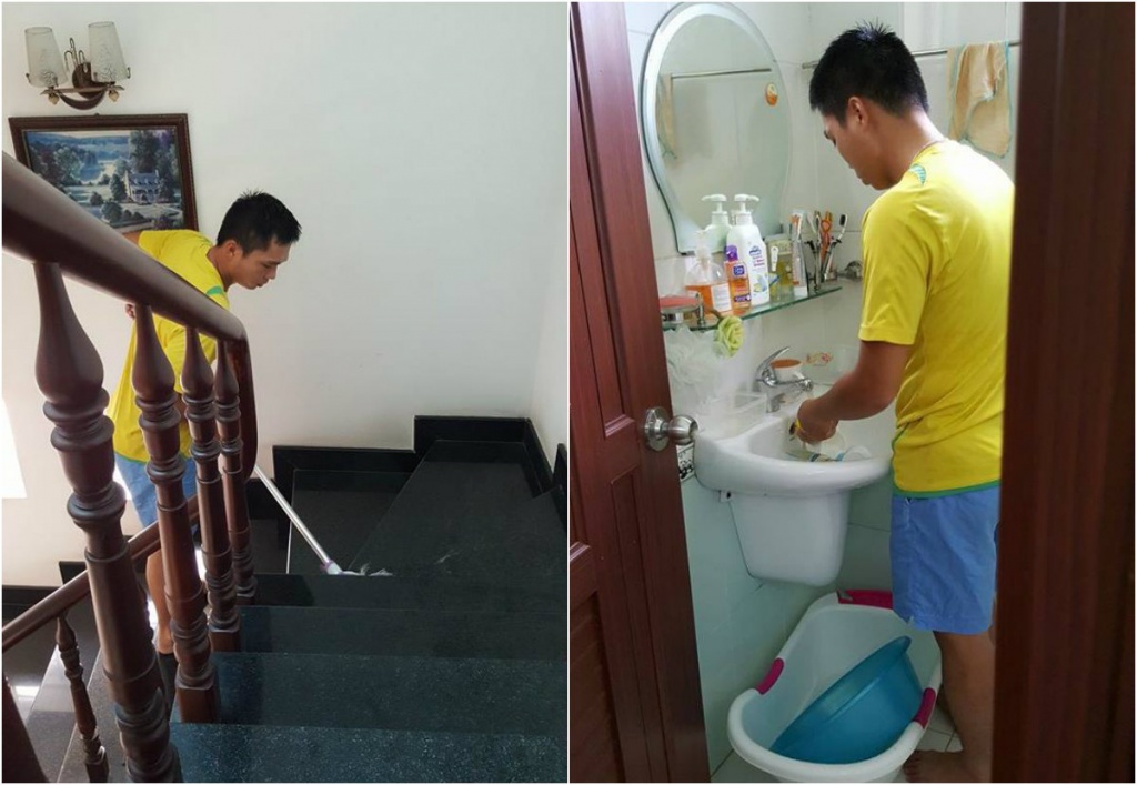 Ông chồng đáng mơ ước của năm: Hạnh phúc khi giúp vợ chăm con, làm việc nhà ong chong dang mo uoc cua nam hanh phuc khi giup vo cham con lam viec nha