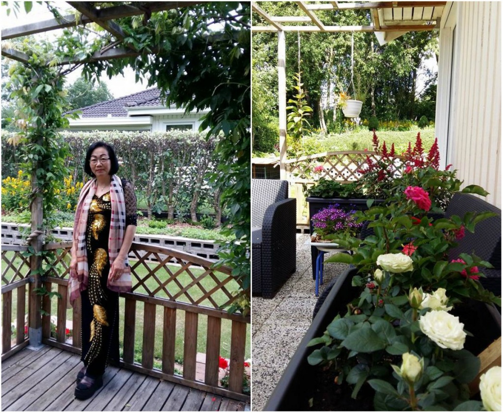 khu vuon diu dang binh yen ngap tran sac hoa cua gia dinh viet o thuy dien