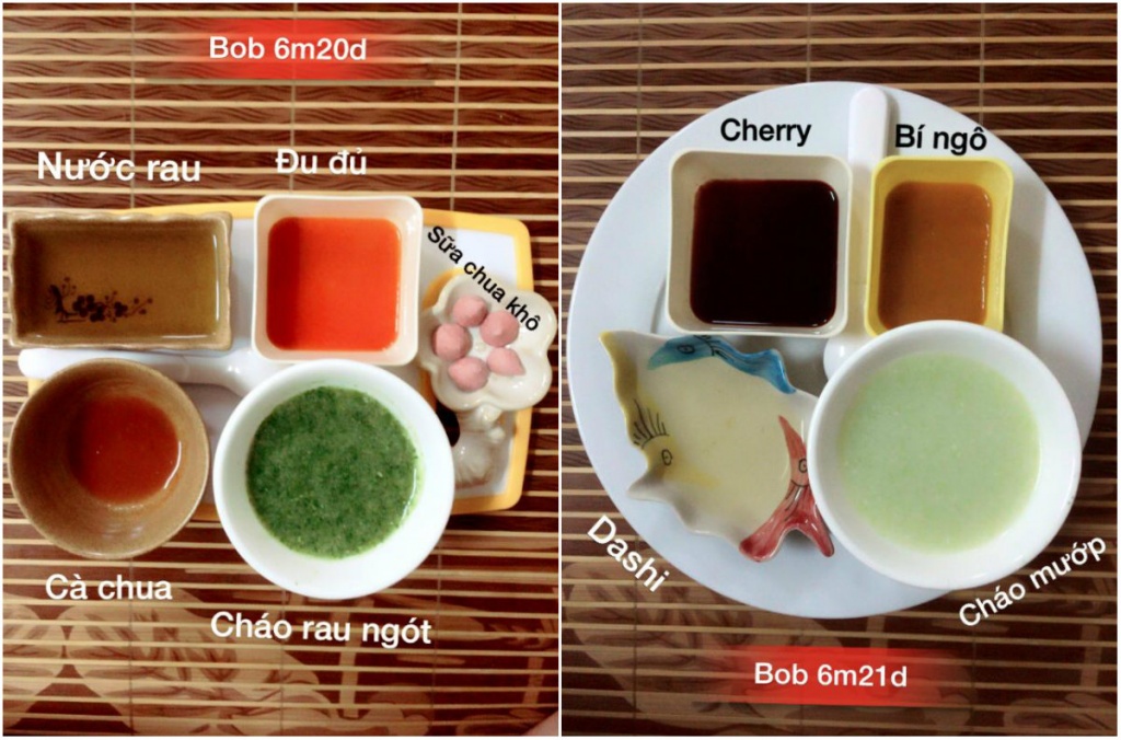 Mẹ 9x mách thực đơn ăn dặm kiểu Nhật cho bé 6-7 tháng giúp con ăn ngon miệng, mẹ nhàn tênh me 9x mach thuc don an dam kieu nhat cho be 6 7 thang giup con an ngon mieng me nhan tenh