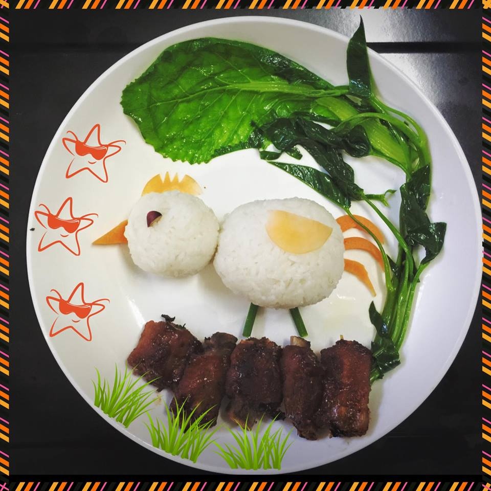 Mẹ trẻ 8x khéo tay trang trí những bữa cơm 'đẹp như tranh' khiến con chưa bao giờ bỏ bữa me tre 8x kheo tay trang tri nhung bua com dep nhu tranh khien con chua bao gio bo bua