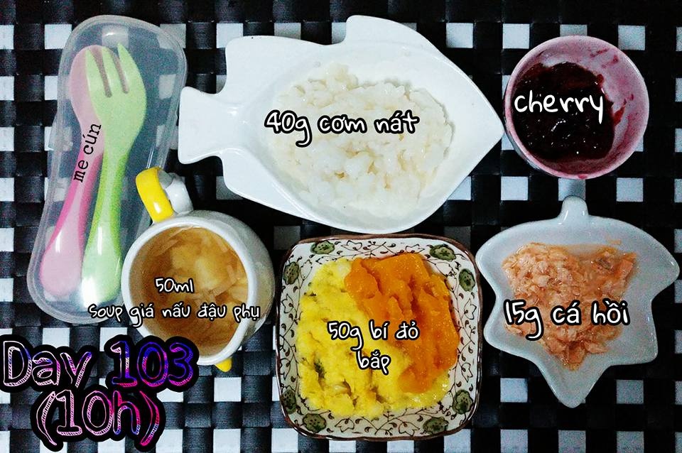 Mẹ 9x chia sẻ thực đơn cơm nát giúp con không bao giờ chê cơm mẹ nấu me 9x chia se thuc don com nat giup con khong bao gio che com me nau