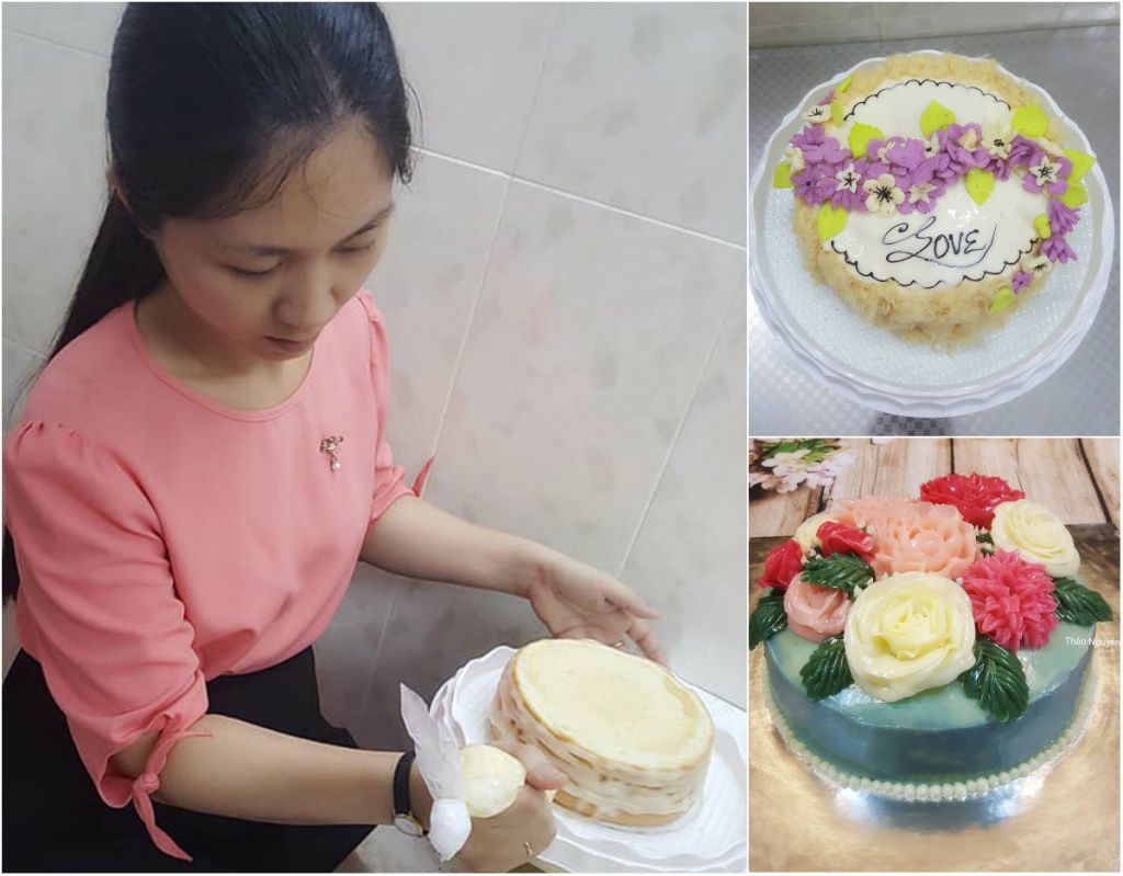 phat them truoc loat banh dep mat cua ba me sai thanh lam cho ca nha thuong thuc