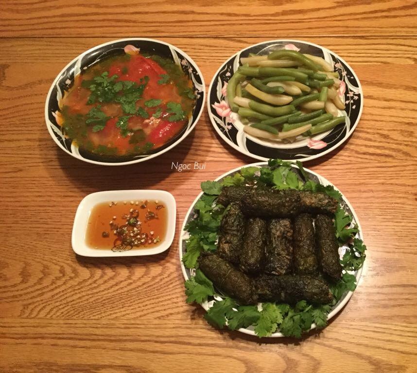 nang dau viet o my khoe mam com toan mon viet ngon khong cuong noi