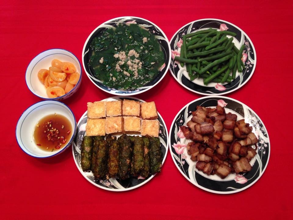 nang dau viet o my khoe mam com toan mon viet ngon khong cuong noi