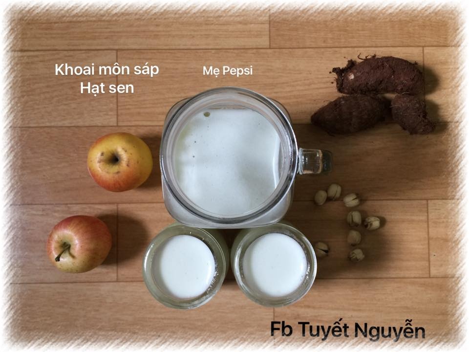me dam mach cong thuc lam sua hat vua de vua ngon danh cho con