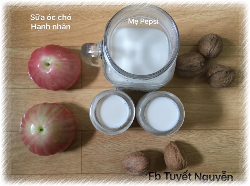 me dam mach cong thuc lam sua hat vua de vua ngon danh cho con