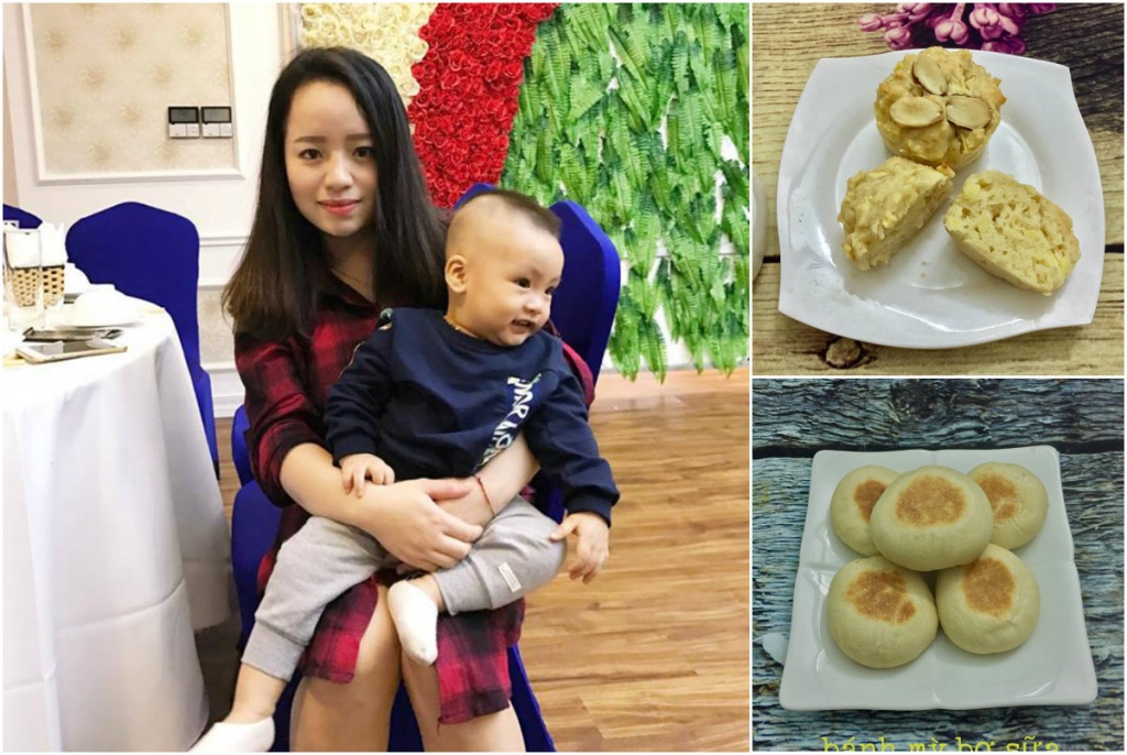 cuoi tuan me tro tai vao bep lam cac mon banh an dam thom ngon dam bao be nao cung me tit