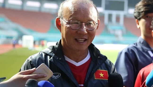 hlv park hang seo tiet lo tin nhan nua dem cua vo sau khi u23 viet nam lap ky tich