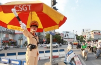ha noi se trang bi smartphone may in hoa don cam tay cho csgt