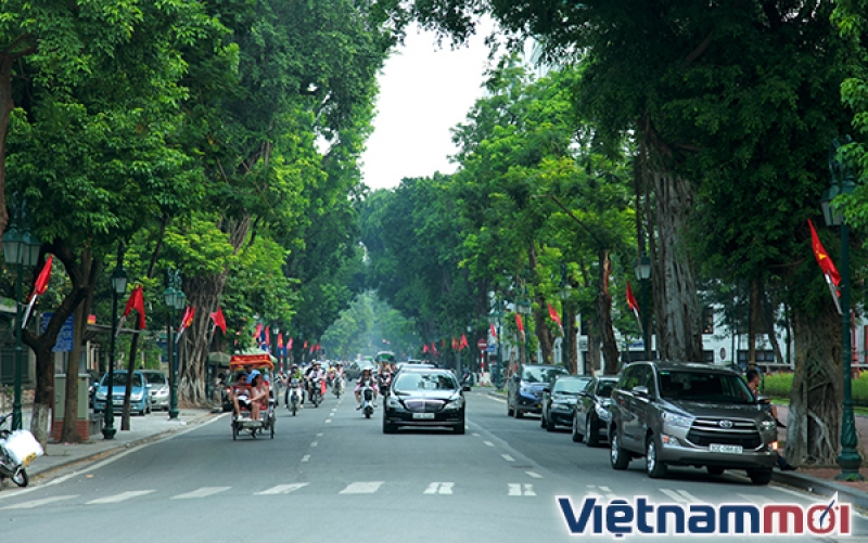 thu do ha noi rop sac do chao mung ngay quoc khanh