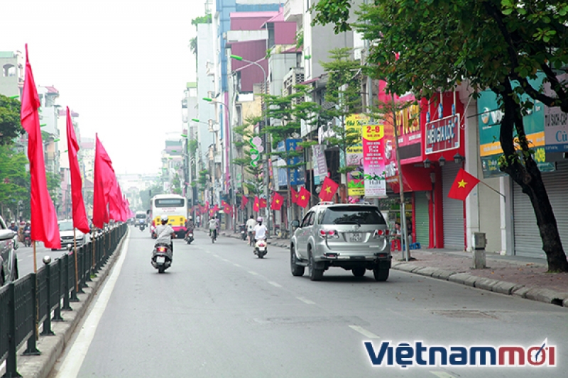 thu do ha noi rop sac do chao mung ngay quoc khanh