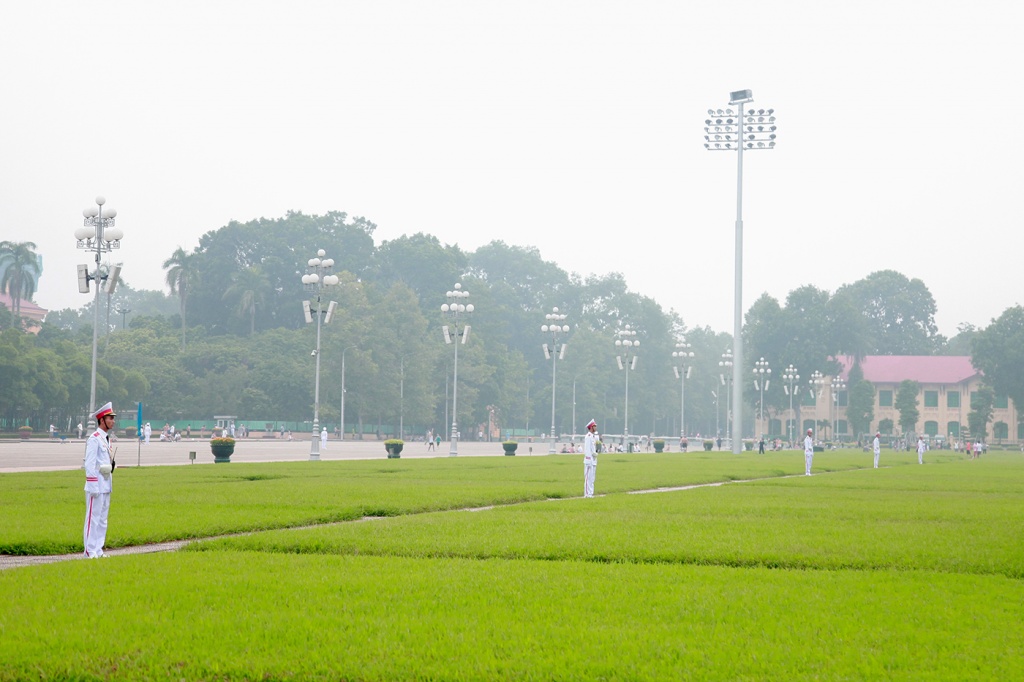thieng lieng nghi le thuong co o quang truong ba dinh