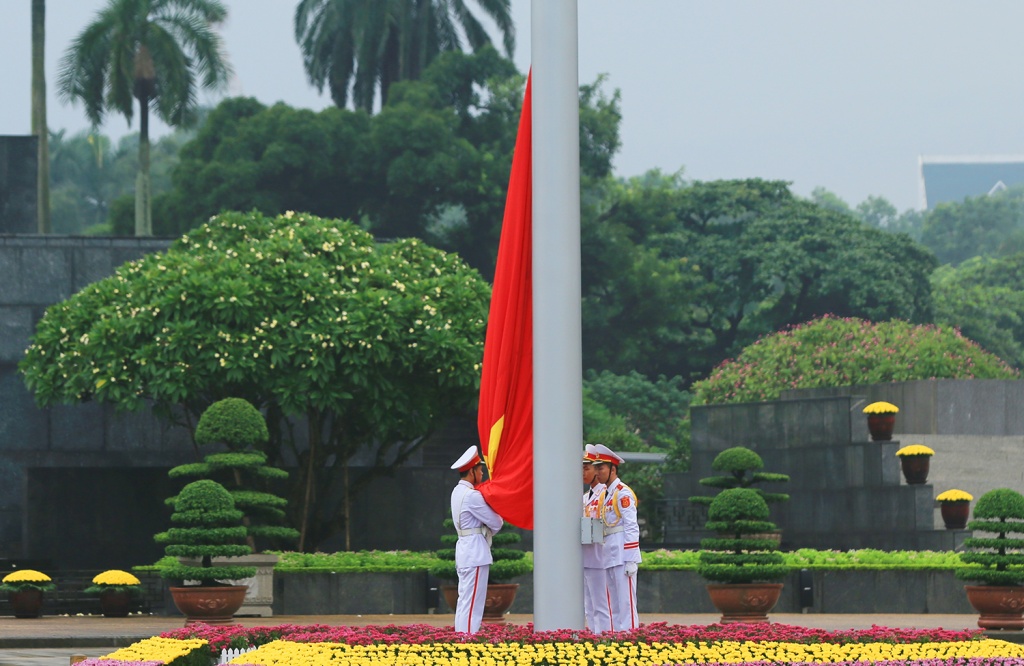 thieng lieng nghi le thuong co o quang truong ba dinh