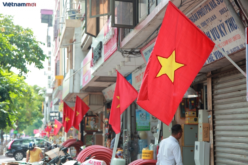 thu do ha noi rop sac do chao mung ngay quoc khanh
