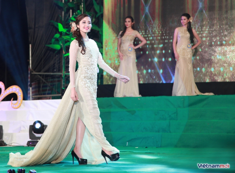 rung hoa khoe sac trong dem chung ket nguoi dep xu tuyen