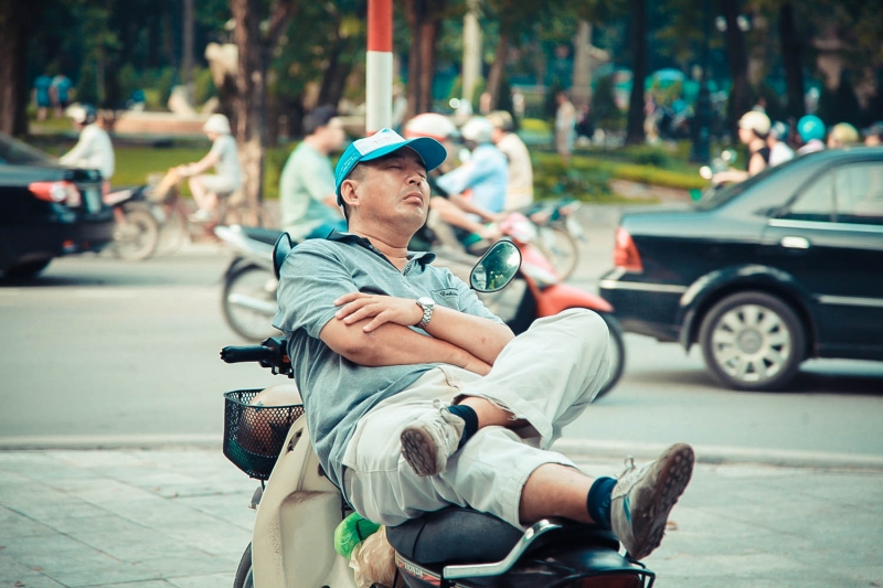 ha noi binh yen sang mua thu
