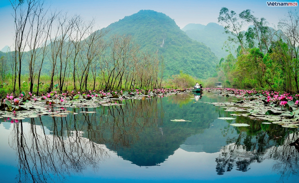 suoi yen tien canh vao mua thu