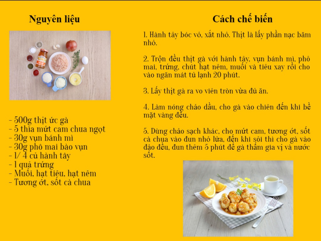 nhung mon ngon tu thit ga tot cho suc khoe va de thuc hien