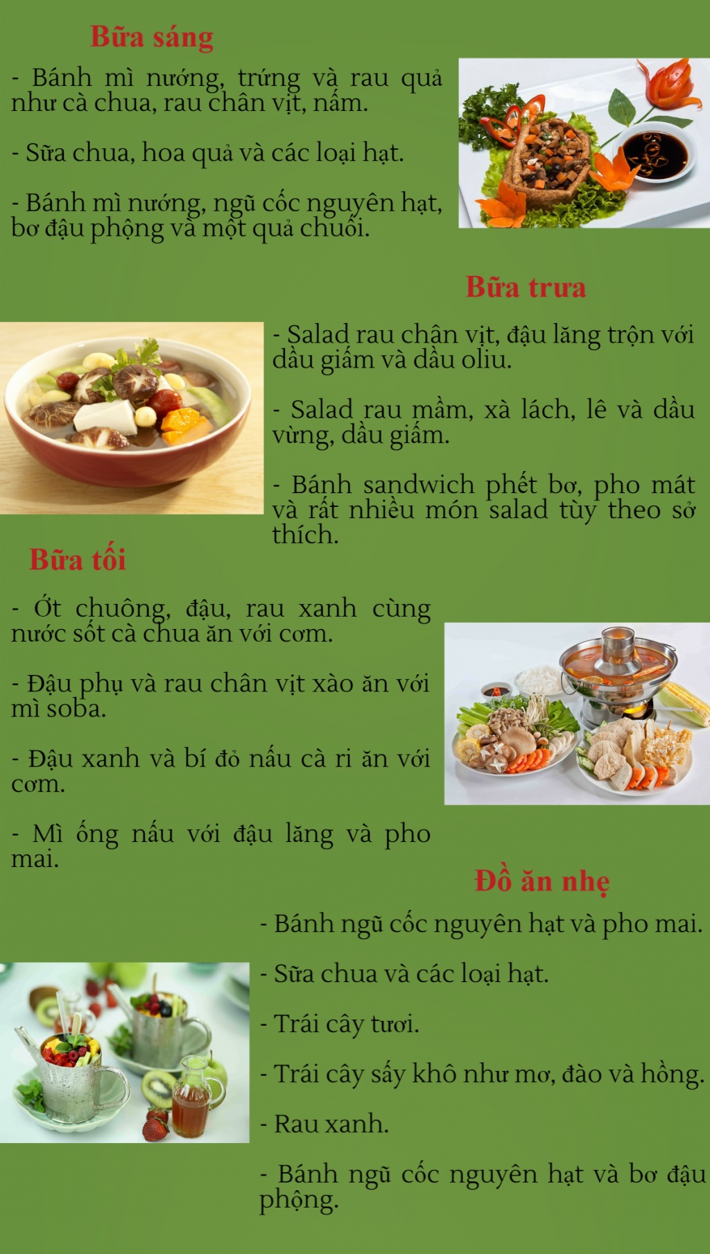 nhan mua vu lan an nhung mon chay ngon vi suc khoe