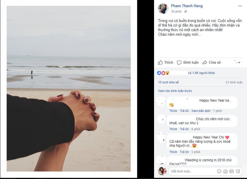 facebook sao viet muon mau trong ngay dau nam moi 2018