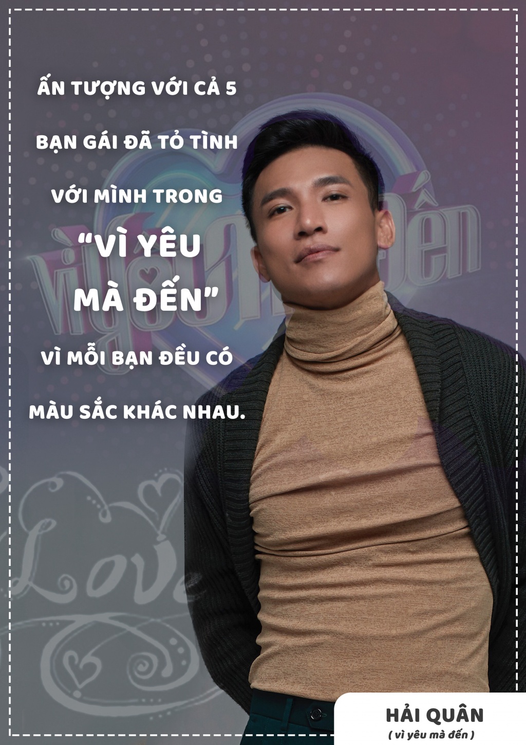 Bật mí những bí mật của Hải Quân - soái ca đào hoa nhất 'Vì yêu mà đến' bat mi nhung bi mat cua hai quan soai ca dao hoa nhat vi yeu ma den