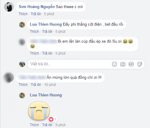 an mung lon chien thang u23 viet nam luu thien huong phi thang xe vao cot dien