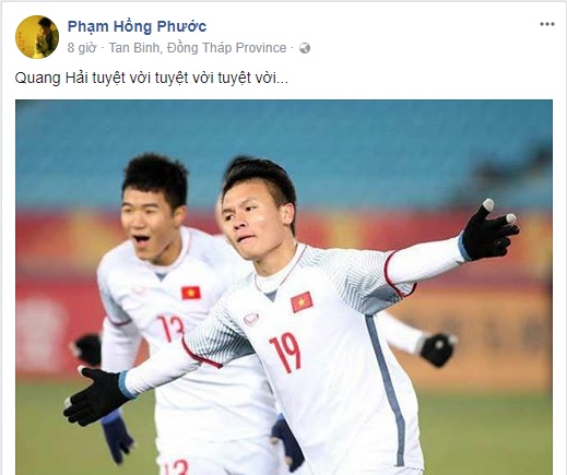 khong chi nguoi ham mo ma ngay ca sao viet cung phat sot vi 2 cau thu nay cua u23 viet nam