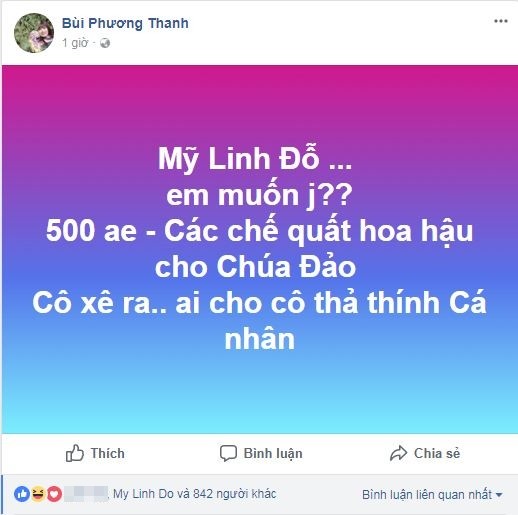 phuong thanh nhac vui hoa hau do my linh vi toi tha thinh thanh cong thu mon bui tien dung