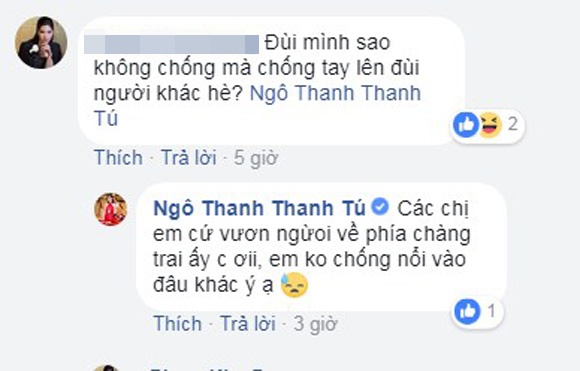a hau thanh thanh tu noi gi ve hanh dong chong tay len dui thu mon bui tien dung