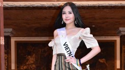 Clip: Bất ngờ với màn catwalk của Lê Âu Ngân Anh tại Miss Intercontinental