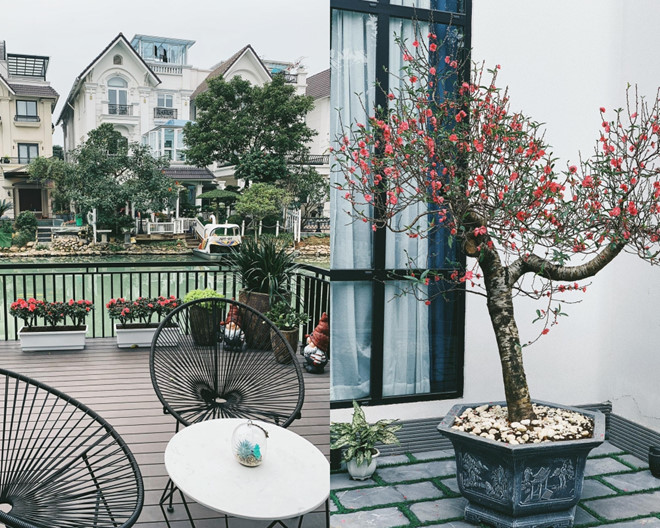 nghe si viet trang hoang nha cua chuan bi don tet
