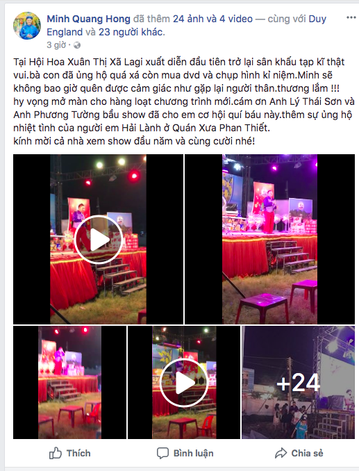 minh beo chinh thuc tro lai san khau viet nhung ngay dau xuan