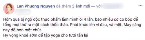 dien vien lan phuong bi ngo doc thuc pham dau den phat khoc trong giai doan thai ky