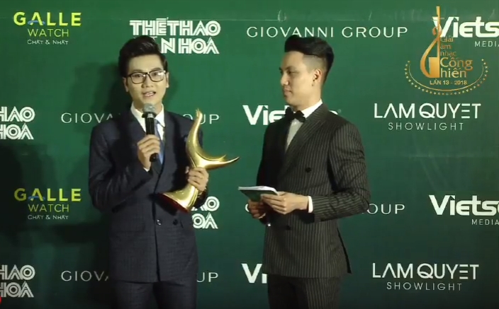 truc tiep le trao giai cong hien 2018 nhom ngot duong cam va my tam xuat sac gianh cu dup